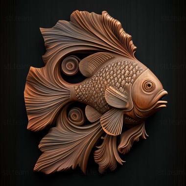 3D модель Фарловелла рыба (STL)